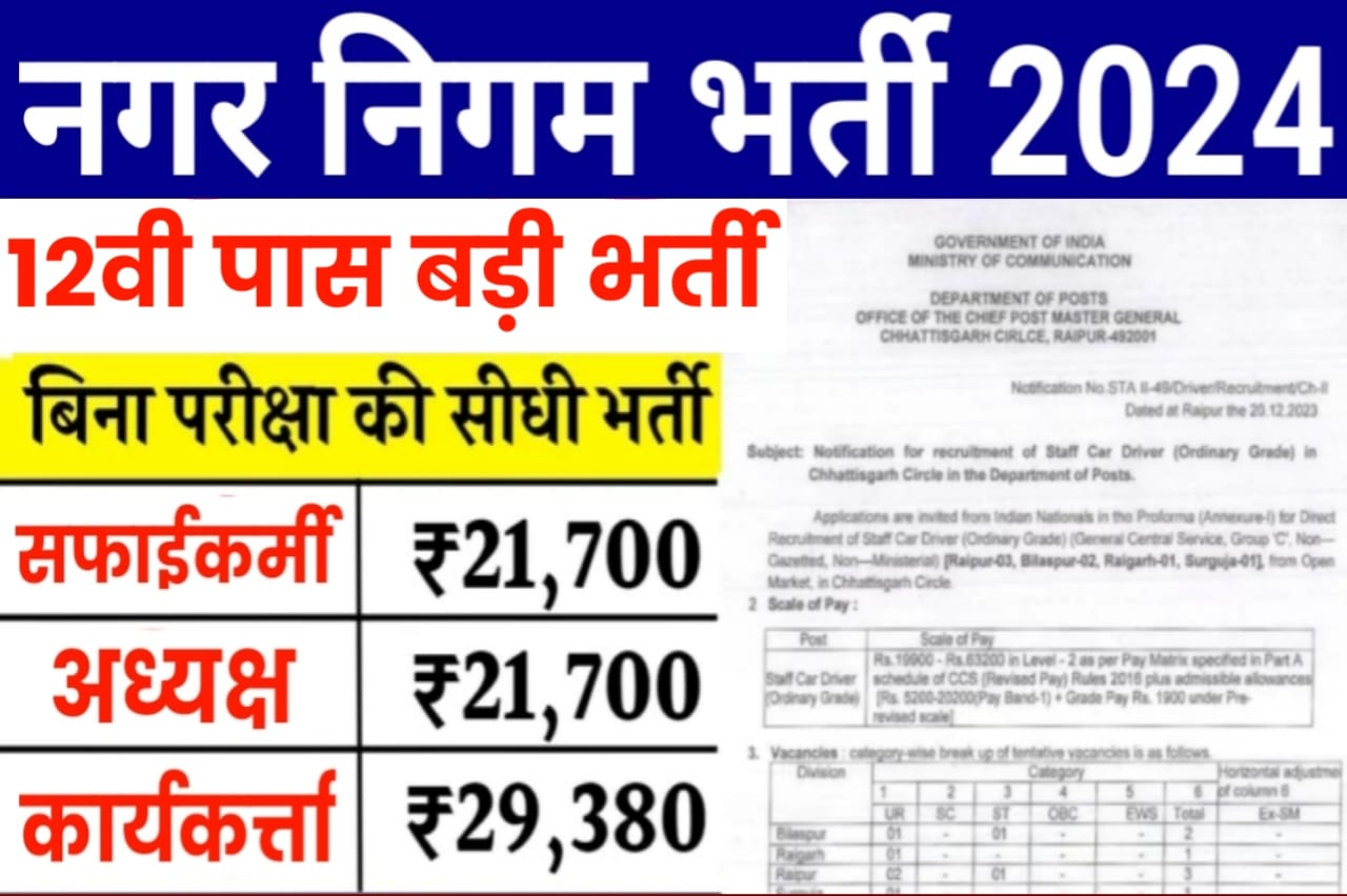 Nagar Nigam Job