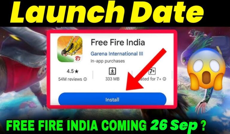 Free Fire India Launch Date 2024
